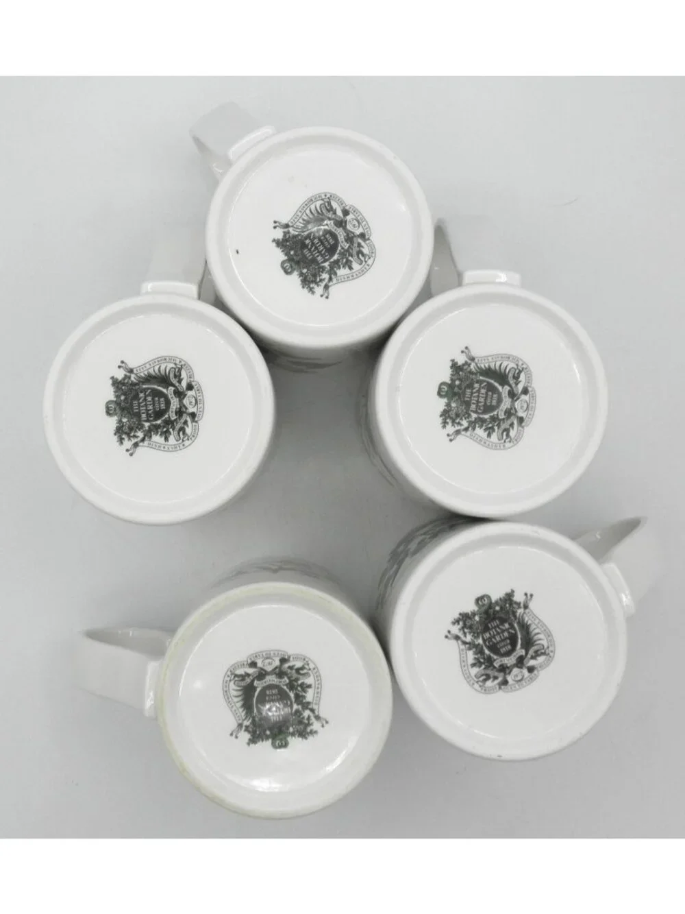 Portmeirion Botanic Garden 12 Ounce Mugs Set of 5 Assorted Pattern Code: PRTBOG